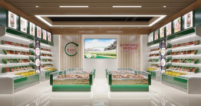 现代牛羊肉店铺3D模型下载